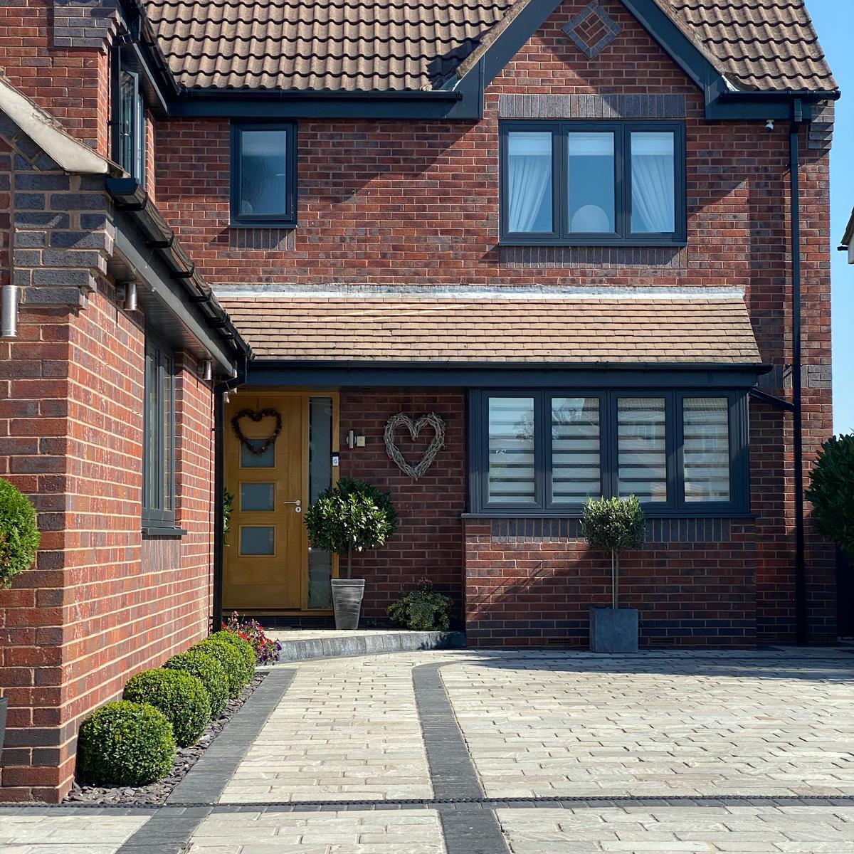 Completed detached house by Eaton & Co